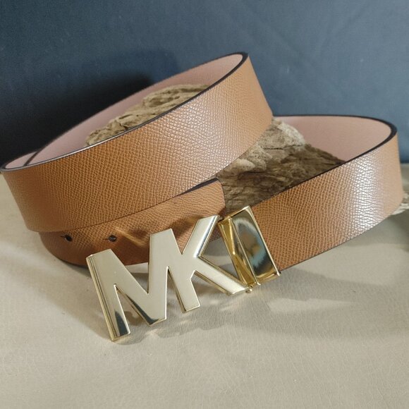 Women's Reversible Gold MK Logo Belt Michael Kors Size 42 - Picture 13 of 13